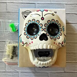 BigMouth Inc Sugar Skull Bottle Opener Wall Mounted BMBO-0001 Day of the Dead